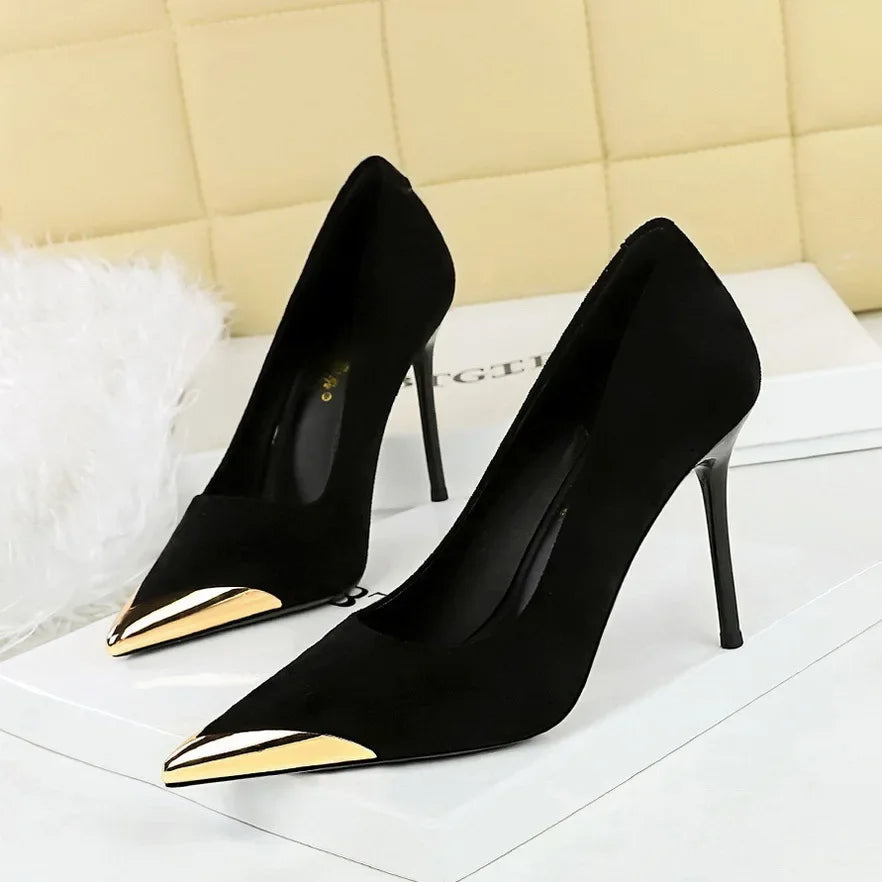 Funki Findz | Shoes | Women's Leopard Print Stilettos Metal Heel