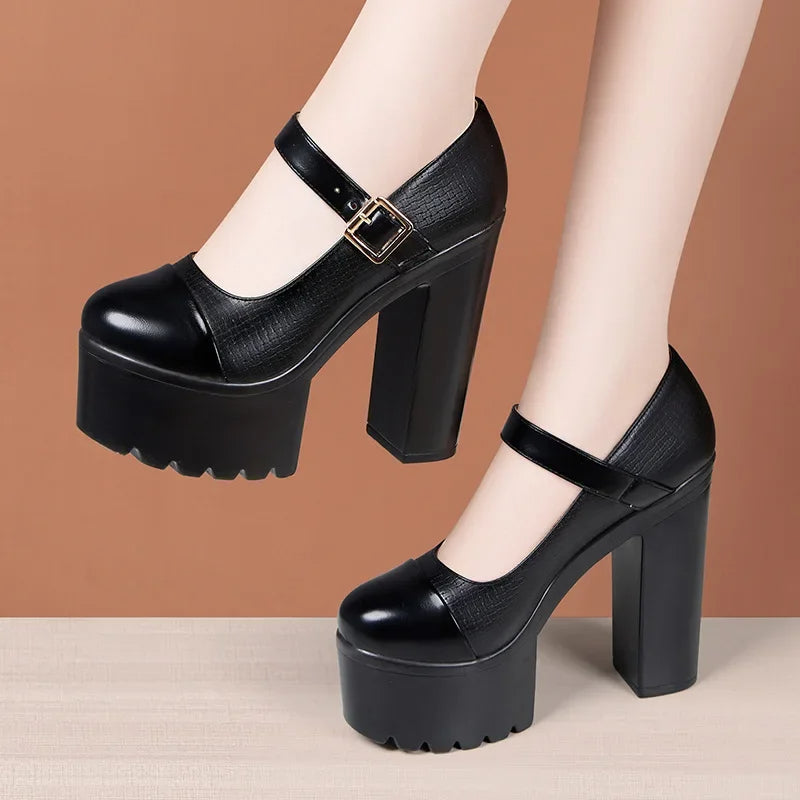 Funki Findz | Shoes | Women's Two Toned Platform Mary Janes