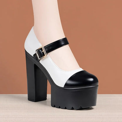 Funki Findz | Shoes | Women's Two Toned Platform Mary Janes