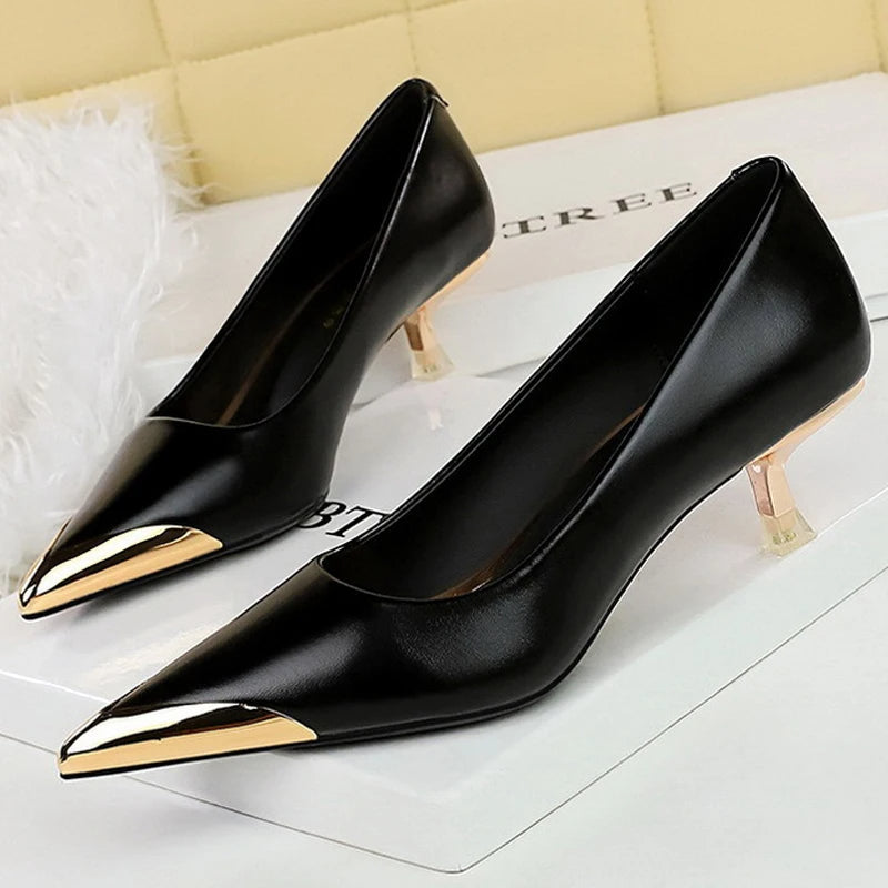 Funki Findz | Shoes | Women's Dress Shoes Metal Toe and Heel