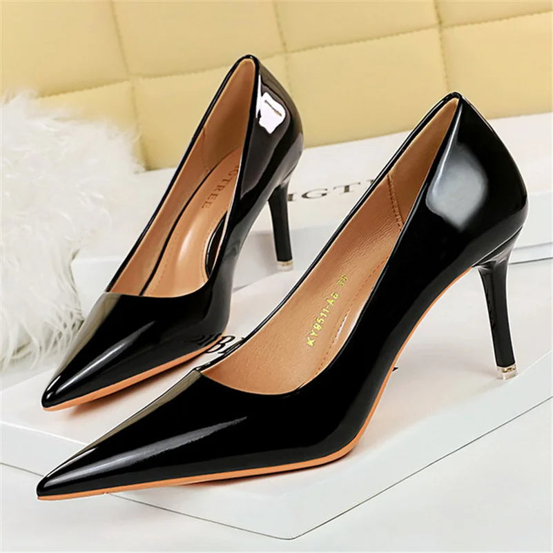 Funki Findz | Shoes | Women's Formal Mid-Heel Nude Scarpins