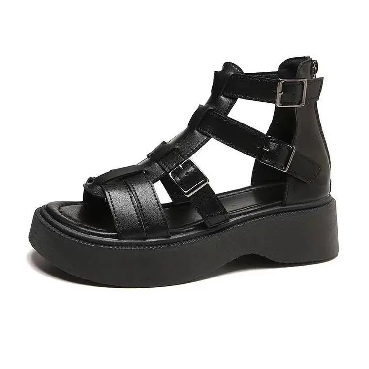 Funki Findz | Shoes | Women's Low Goth Wedge Sandals
