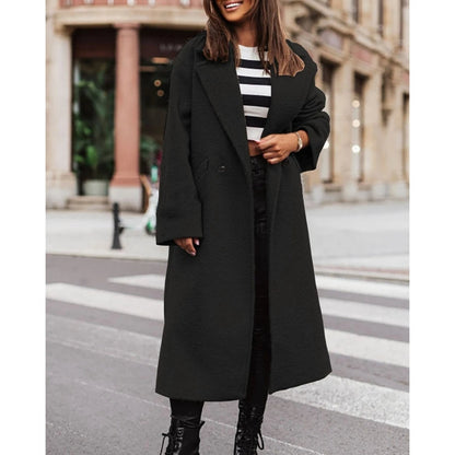 Funki Findz | Jackets | Women's Long Single Buttoned Overcoat