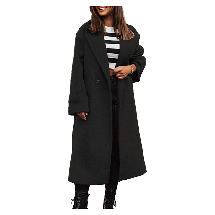 Funki Findz | Jackets | Women's Long Single Buttoned Overcoat