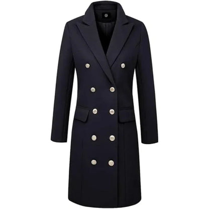 Funki Findz | Jackets | Women's Military Style Buttoned Overcoat