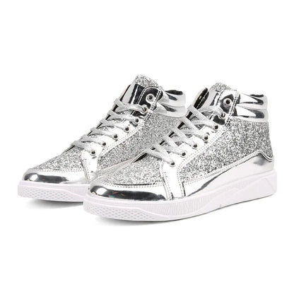 Funki Findz | Boots | Men's Women's Bling Lace Up Sneakers
