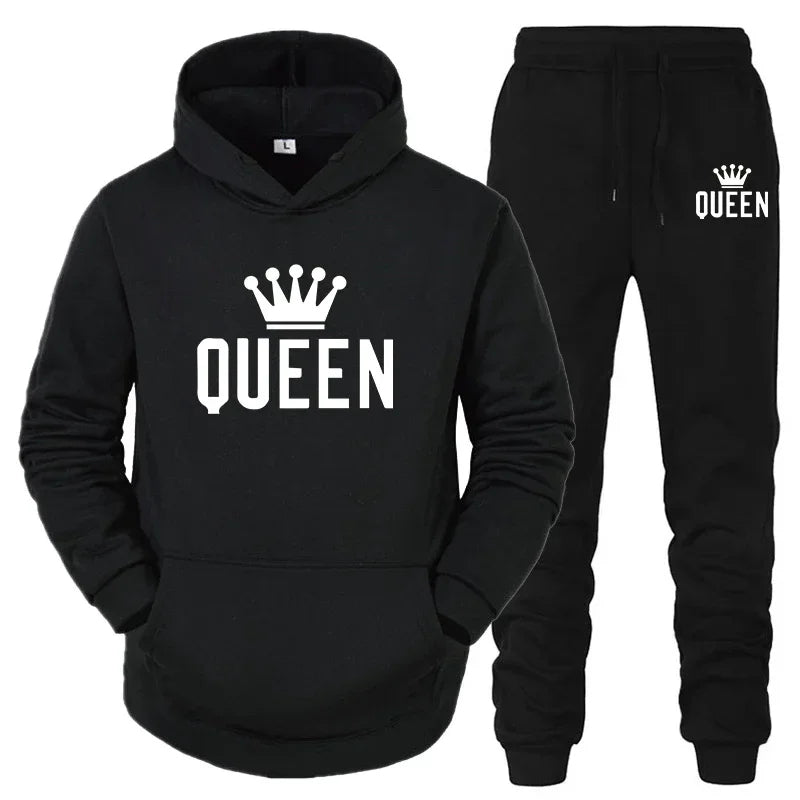 Funki Findz | Activewear | Unisex King Queen Hooded Sweat Suits