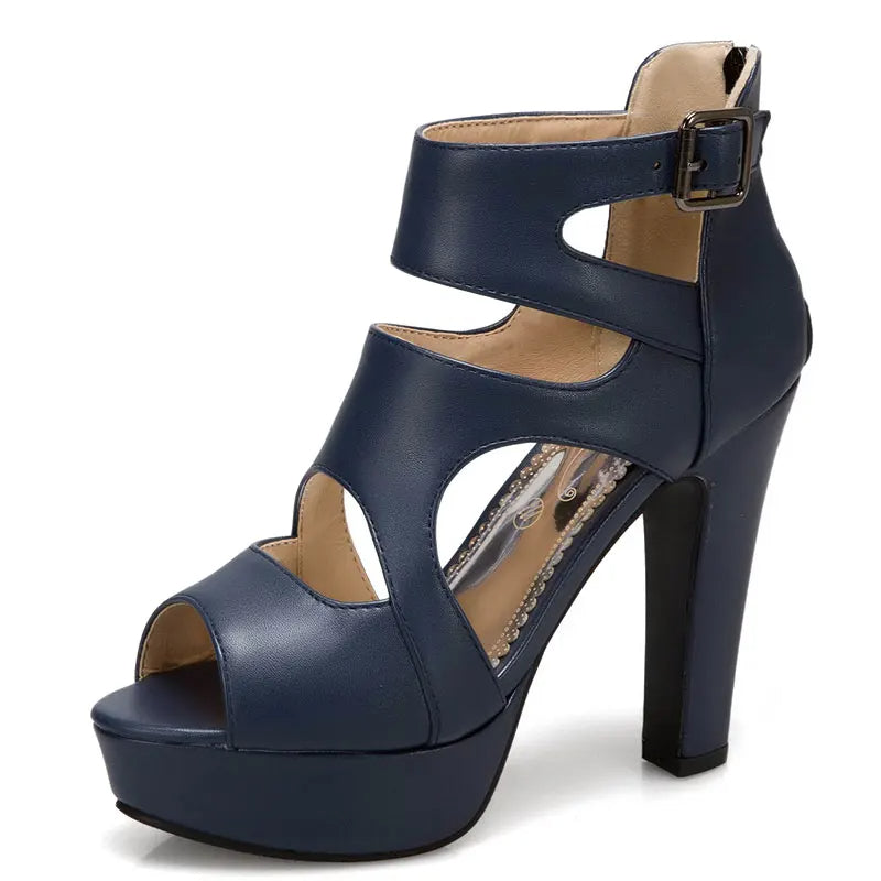 Funki Findz | Shoes | Women's Block Heeled Platform Sandals