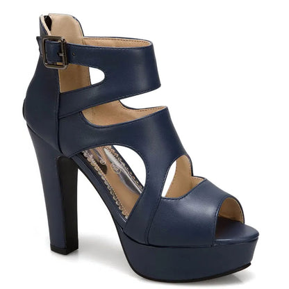 Funki Findz | Shoes | Women's Block Heeled Platform Sandals