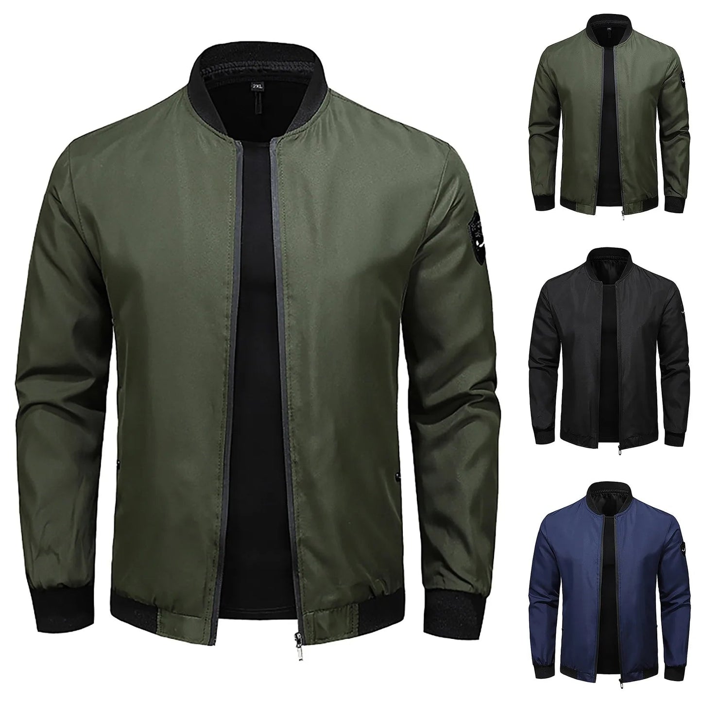 Funki Findz | Jackets | Men's Stand Collar Casual Jackets