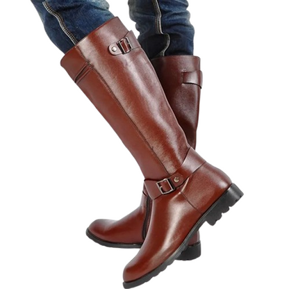 Funki Findz | Boots | Women's Leatherr British Style Riding Boots