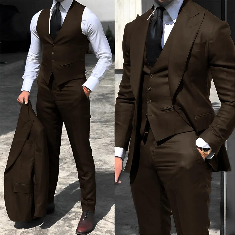 Funki Findz | Suits | Men's Fashion Formal Wedding Tuxedos 3Pc