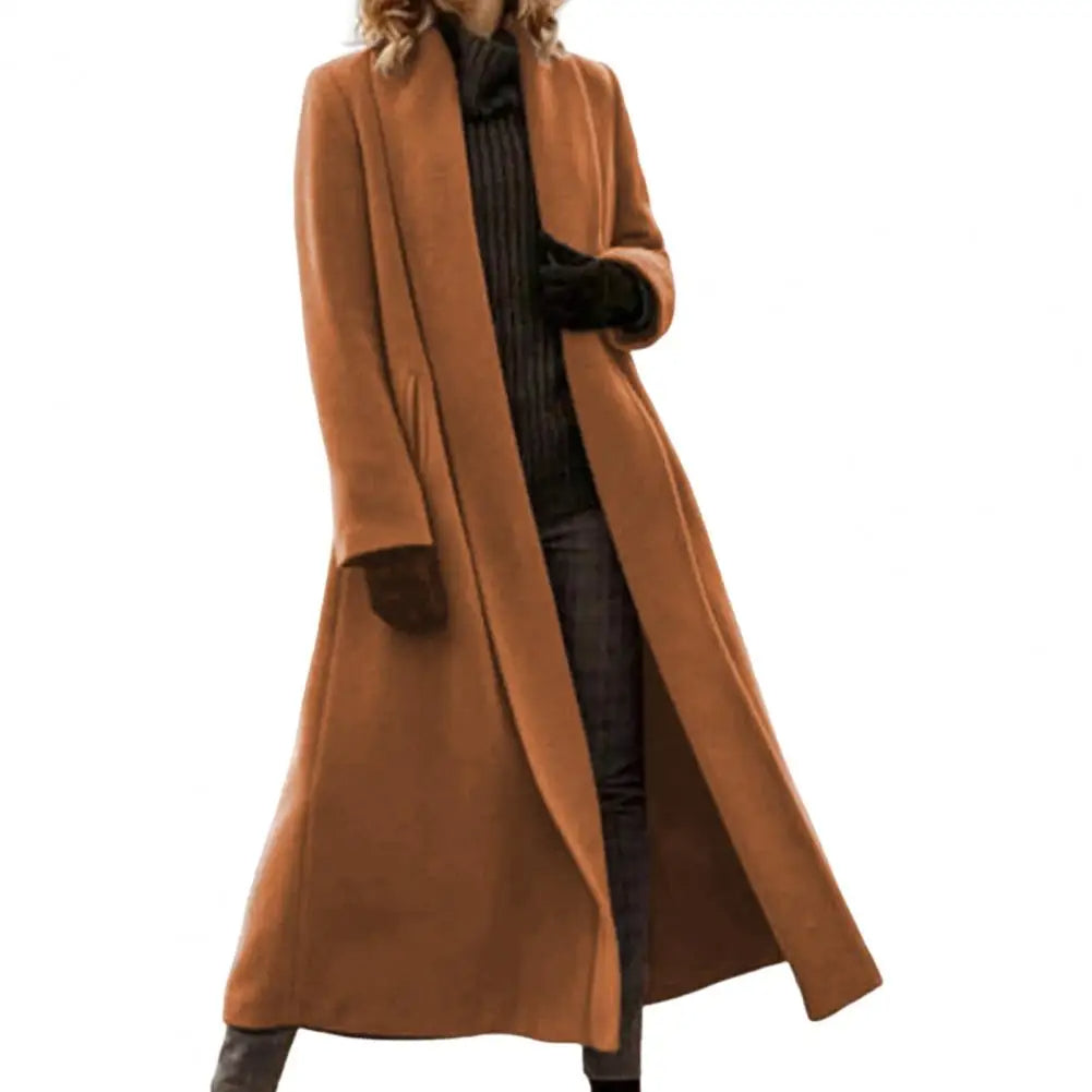 Funki Findz | Jackets | Women's Long Woolen Cardigan Coat