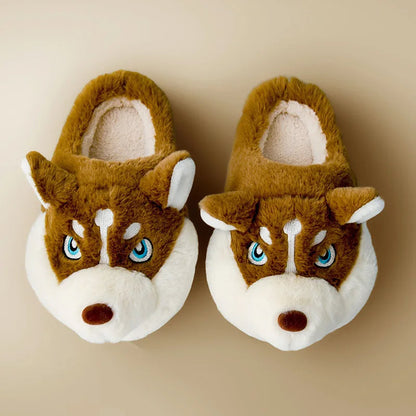Funki Findz | Shoes | Women's Cute Alaskan Dog Warm Slippers