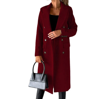 Funki Findz | Jackets | Women's Double Breasted Long Overcoat