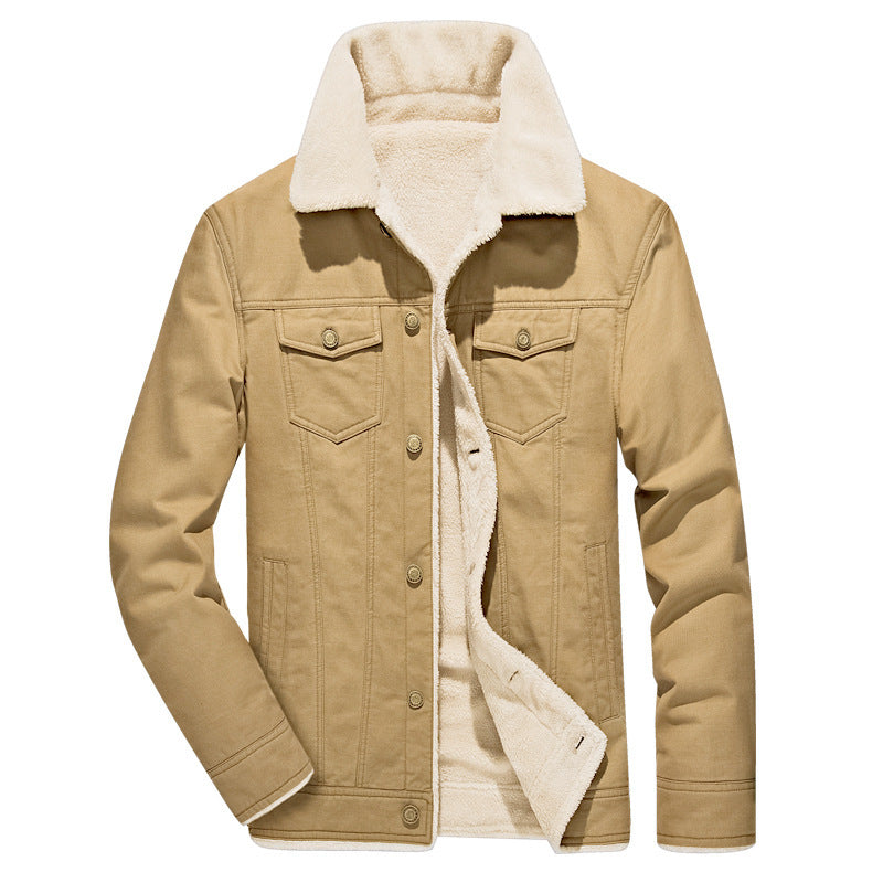Funki Findz | Jackets | Men's Washed Thick Fleecy Winter Jacket