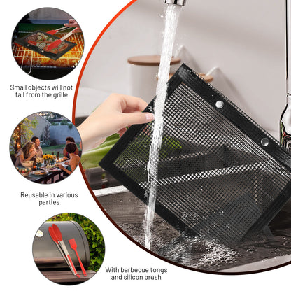 Funki Findz | Grill Bags | Non-Stick BBQ Grill Mesh Cooking Bags