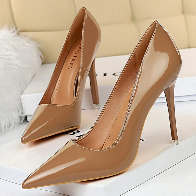 Funki Findz | Shoes | Women's Formal Mid-Heel Nude Scarpins