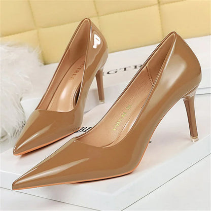 Funki Findz | Shoes | Women's Formal Mid-Heel Nude Scarpins