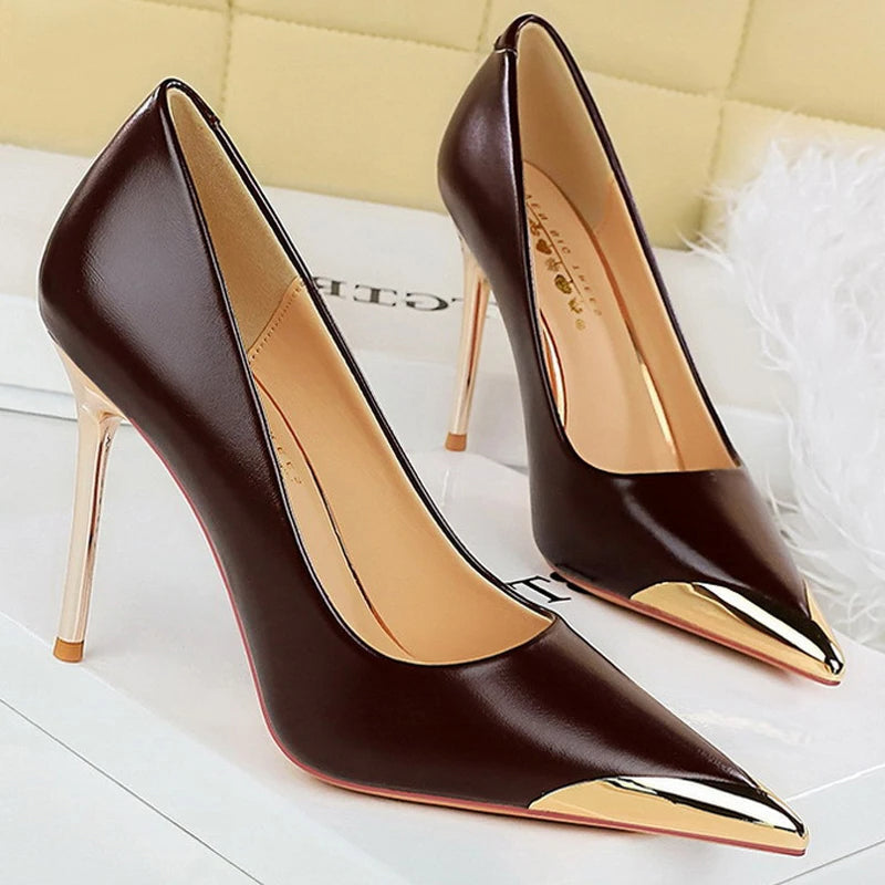 Funki Findz | Shoes | Women's Dress Shoes Metal Toe and Heel