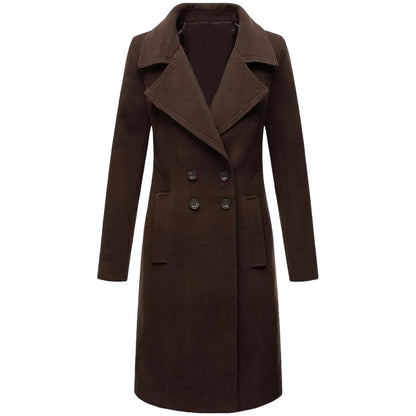 Funki Findz | Jackets | Women's Slim Fit Double Breast Overcoat