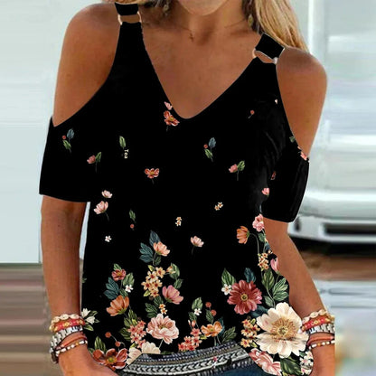 Funki Findz | Shirts | Women's Cut Out Buckle Strap Summer Top