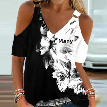 Funki Findz | Shirts | Women's Cut Out Buckle Strap Summer Top