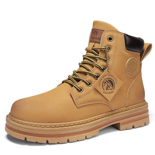 Funki Findz | Boots | Men's High Top Boots Leather Work Boots