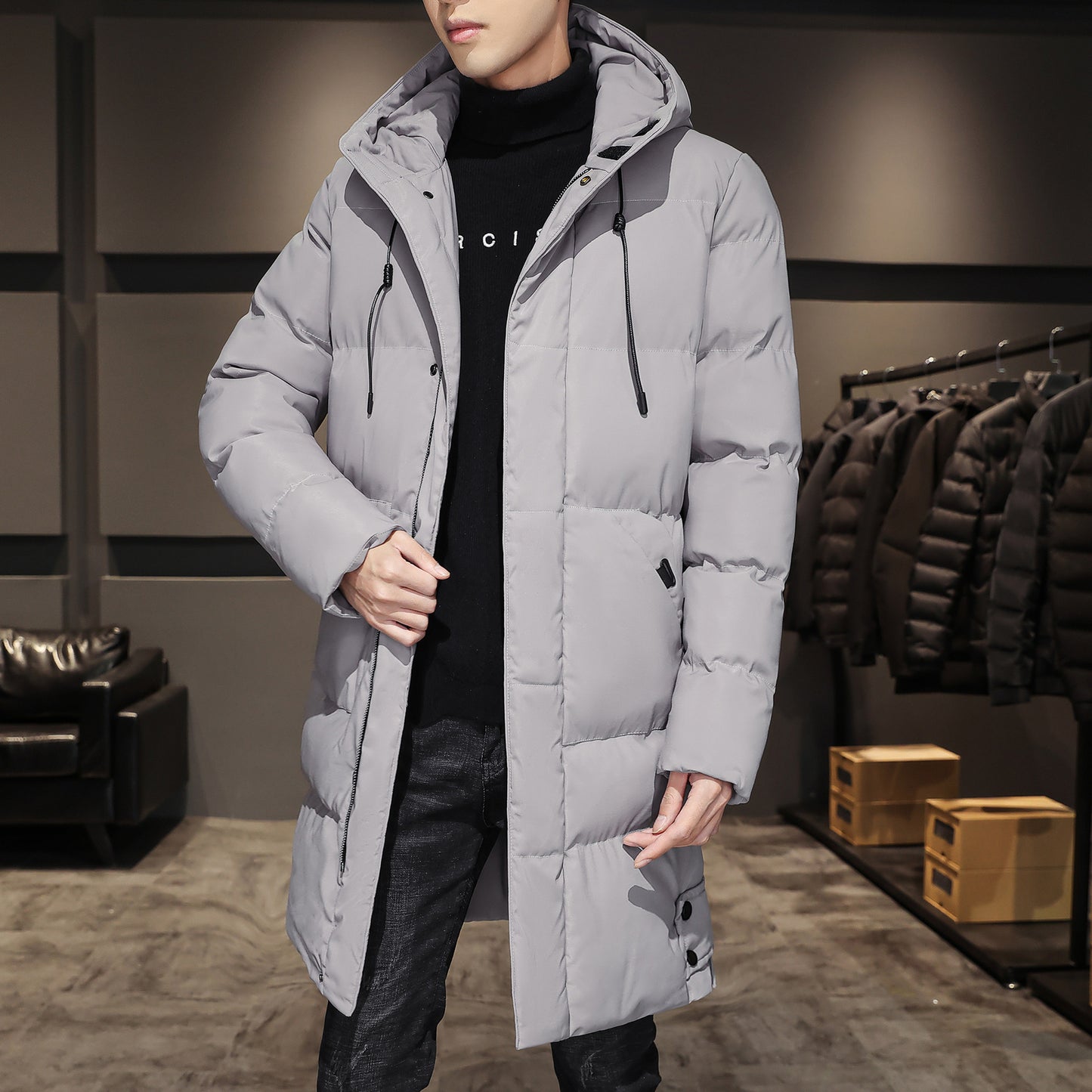 Funki Findz | Jackets | Men's Thick Mid-Length Winter Parkas