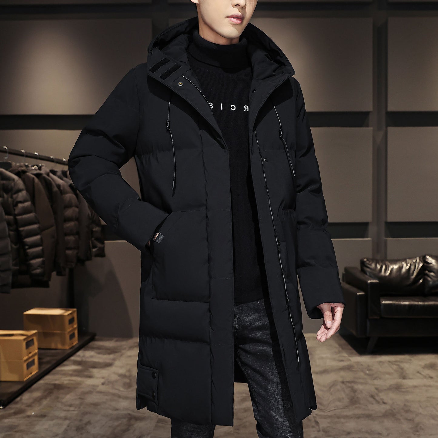 Funki Findz | Jackets | Men's Thick Mid-Length Winter Parkas