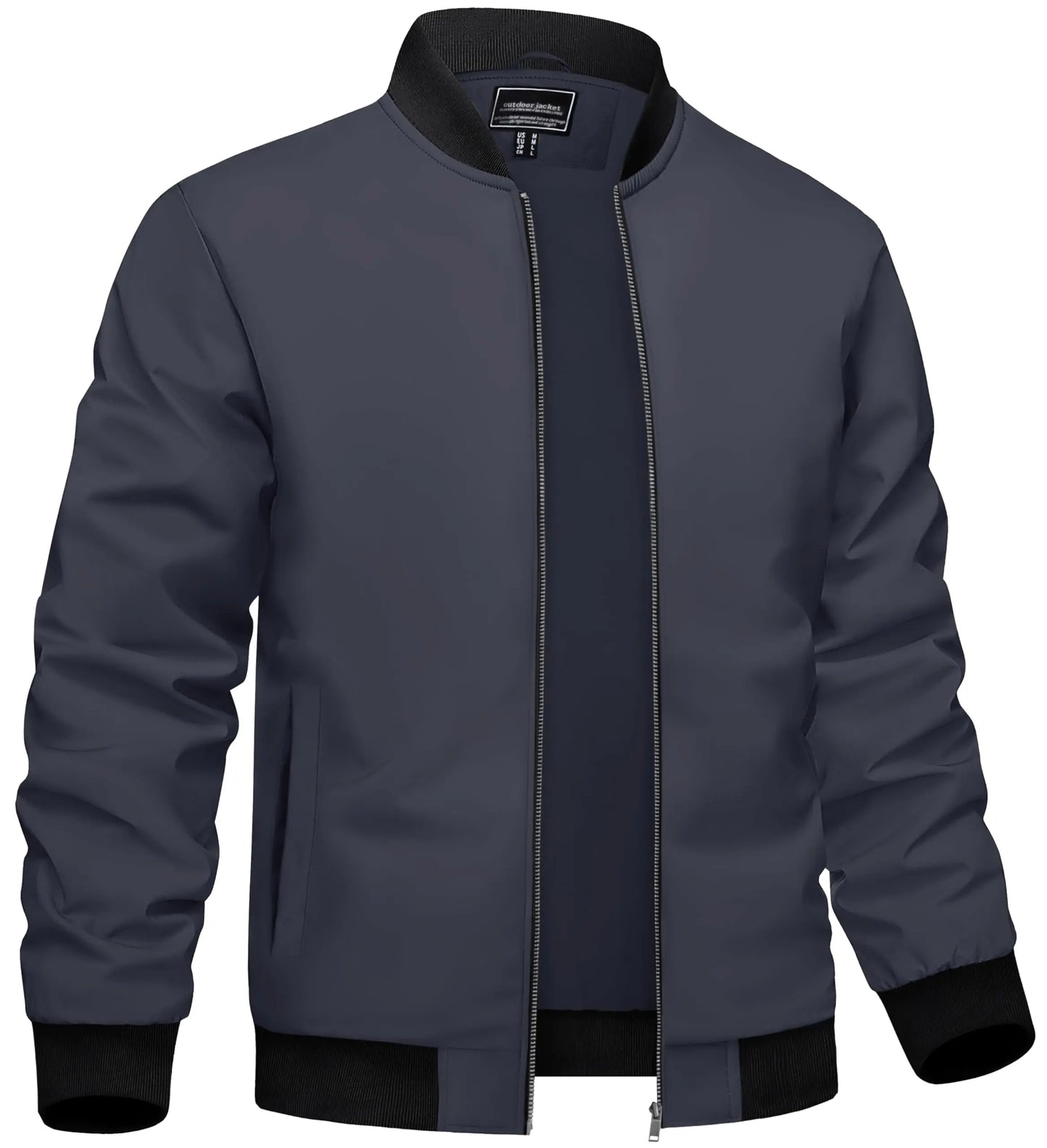 Funki Findz | Jackets | Men's Smart Stand Collar Dress Jacket