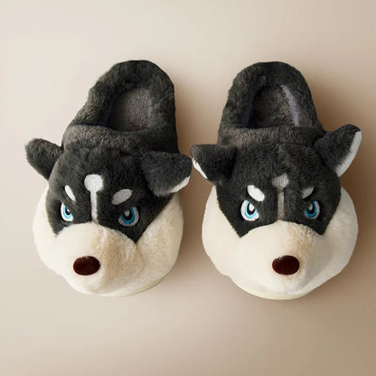 Funki Findz | Shoes | Women's Cute Alaskan Dog Warm Slippers