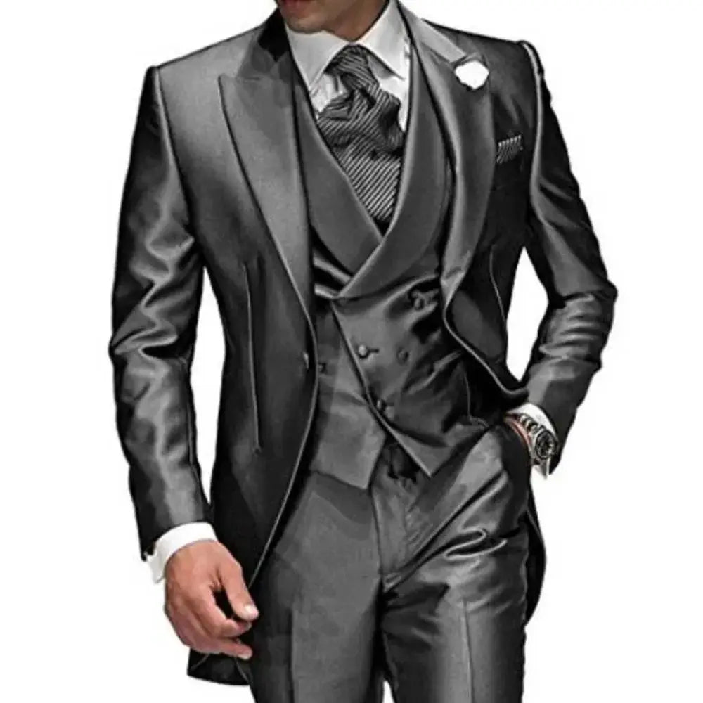 Funki Findz | Suits | Men's Luxury Formal Wedding Tuxedos 3Pc
