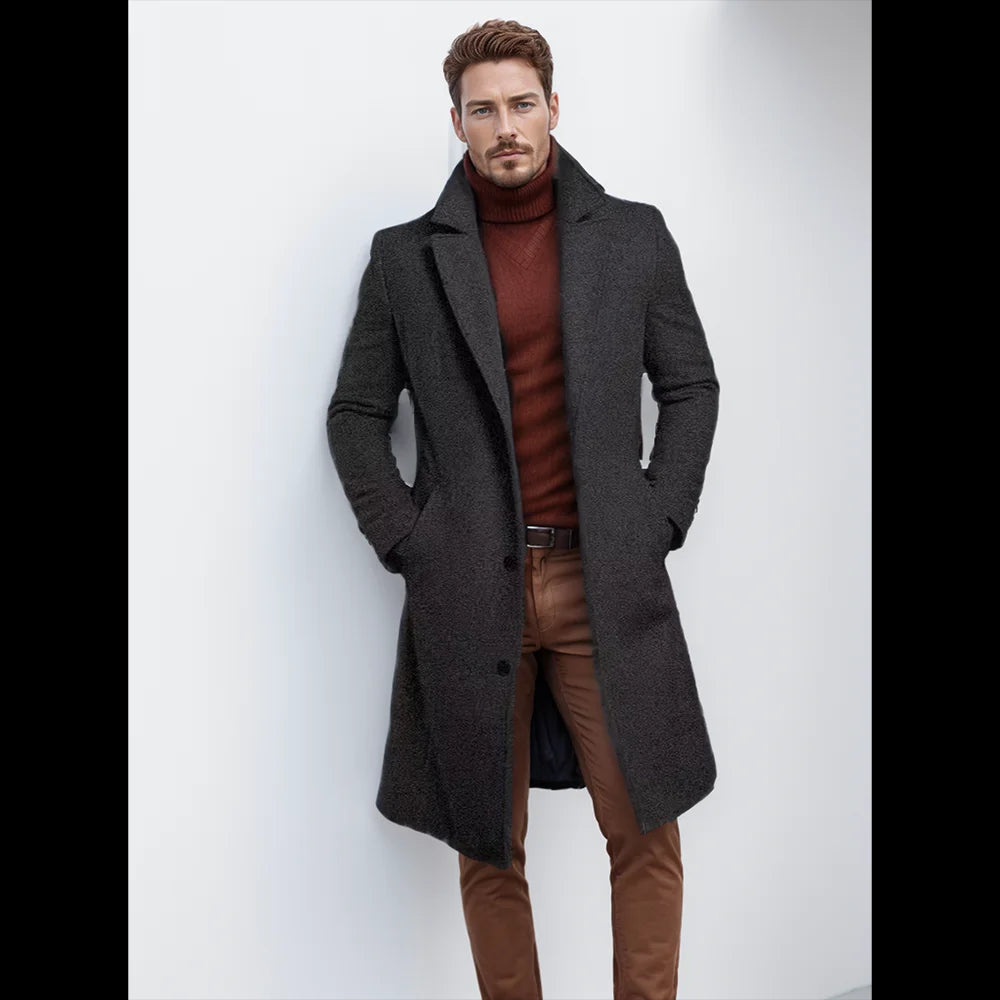 Funki Findz | Jackets | Men's Elegant 3/4 Casual Business Coats