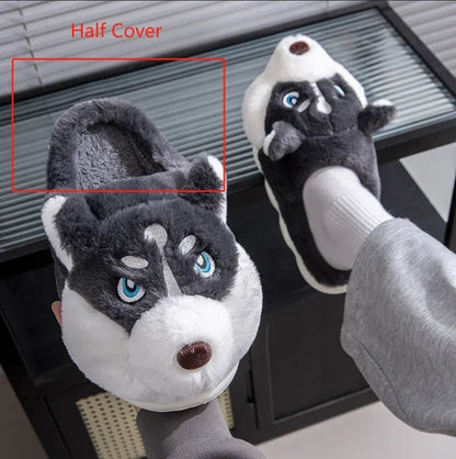 Funki Findz | Shoes | Women's Cute Alaskan Dog Warm Slippers