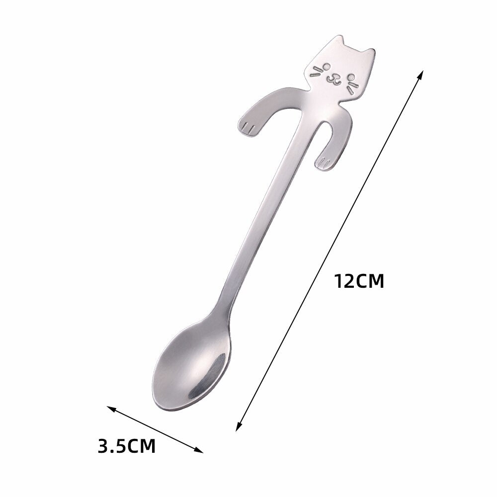 Funki Findz | Spoons | Cat Coffee Spoons | 1 Pcs and 4 Pcs Sets