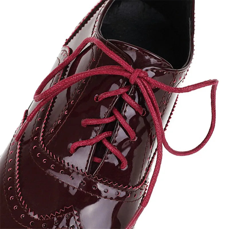 Funki Findz | Shoes | Women's British Walker Patent Platforms