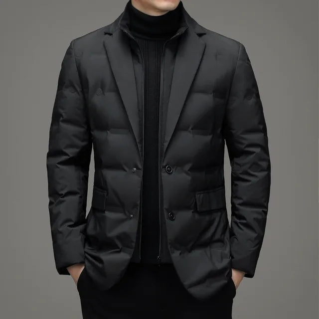 Funki Findz | Jackets | Men's Winter Warm Down Dress Blazer