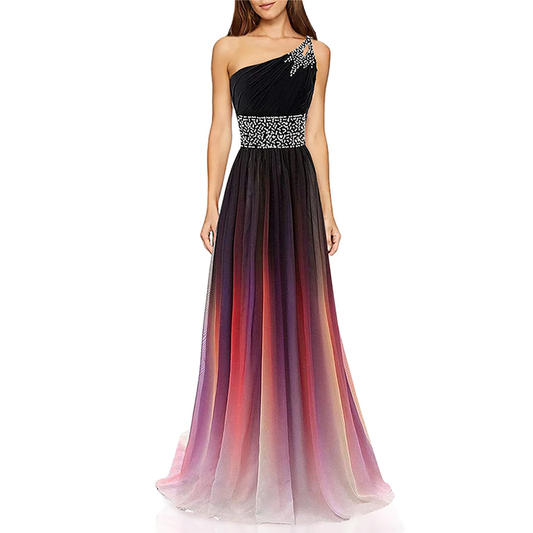 Funki Findz | Dresses | Women's Long Chiffon Evening Dress