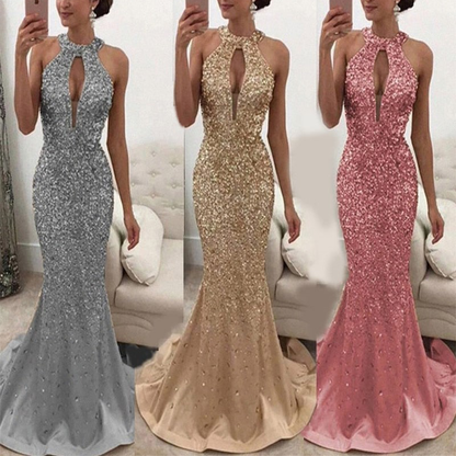 Funki Findz | Dresses | Women's Sequin Mermaid Evening Gown