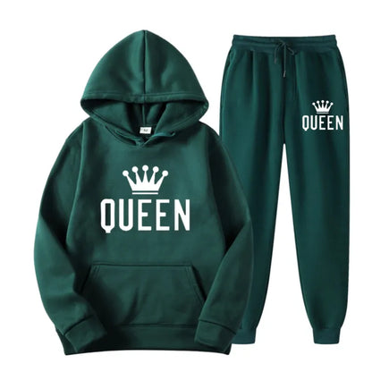 Funki Findz | Activewear | Unisex King Queen Hooded Sweat Suits