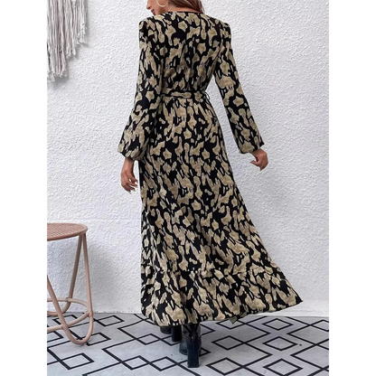 Funki Findz | Dresses | Women's Leopard Print Long  Dress