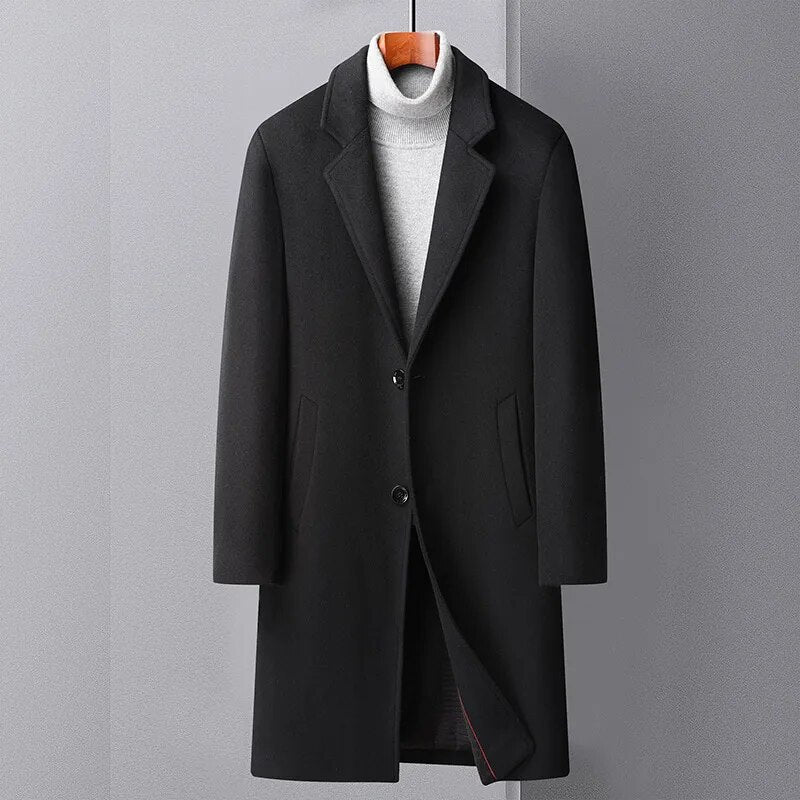 Funki Findz | Jackets | Men's Luxury Wool Blend Trench Coats