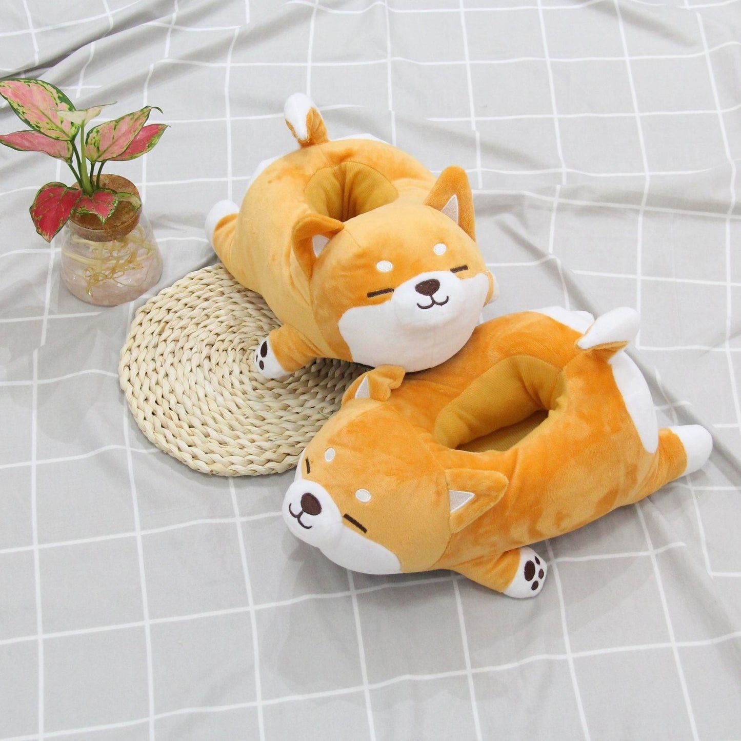 Funki Findz | Shoes | Women's Plush Soft Dog Slipper
