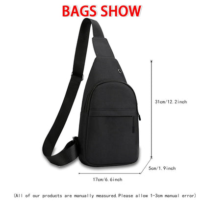 Funki Findz | Bags | Canvas Multi Pocket Crossbody Chest Bag