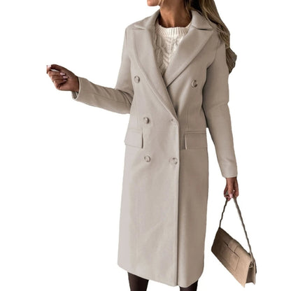 Funki Findz | Jackets | Women's Double Breasted Long Overcoat