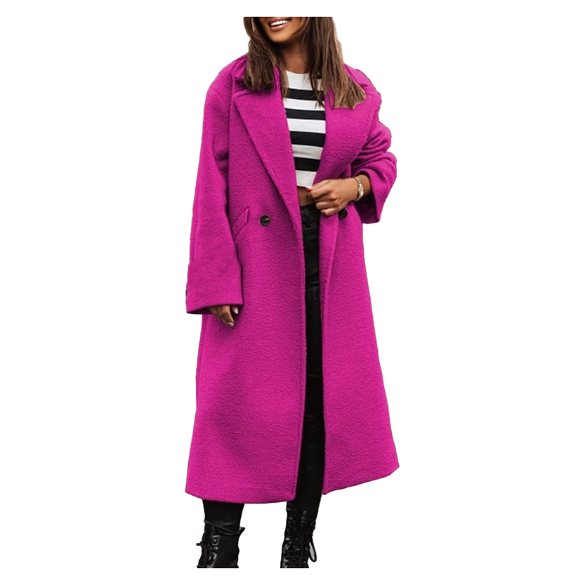 Funki Findz | Jackets | Women's Long Single Buttoned Overcoat