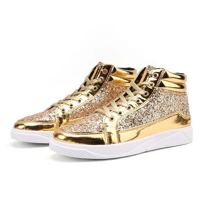 Funki Findz | Boots | Men's Women's Bling Lace Up Sneakers