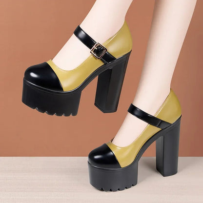 Funki Findz | Shoes | Women's Two Toned Platform Mary Janes