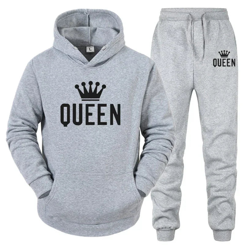 Funki Findz | Activewear | Unisex King Queen Hooded Sweat Suits